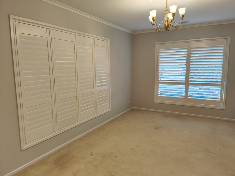 Plantation shutters detail